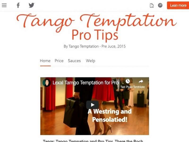 Tango Temptation Pro Tips
